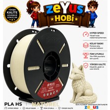 Zeyus Hobi Generic Pla Hs Hyper Speed Filament – Naturel Beyaz | 1.75 mm | 1000 gr Profesyonel Baskılar Için Yüksek