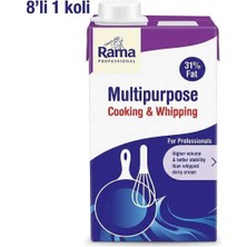 Rama Krema Soğuk Uygulama %31 Fat 1 Lt 8'li  1 Koli