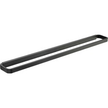 Zone Denmark Zone Denmark Rim Duvara Monte Havlu Askısı Siyah 70 x 7.5 x 2.5 cm