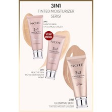 Cosmetics 3 In 1 Healthy Skin Light Tinted Moisturizer 50 Spf Renk Ton Eşitleyici Aydınlatıcı Krem, 00 Açık Ton (2 Paketi)