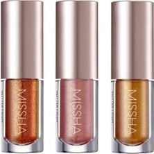 Yoğun Işıltılı Likit Glitter Far Glitter Prism Eyeshadow Topper (No.3 Space Odyssey) (2 Paketi)