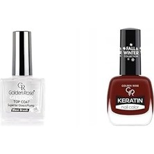 Gel Look Top Coat & Oje Seti