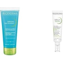 Sebium Purifying Cleansing Köpüren Gel 100 ml + Sebium Kerato+ Sivilce ve Akne Lekesi Karşıtı Aha, Bha ve Salisilik Asit Içeren, Cildi Kurutmadan Nemlendiren Bakım Kremi 30 ml