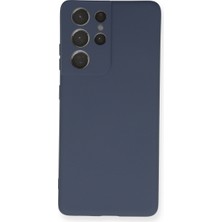 Royal Cover Galaxy S21 Ultra Kadife Dolgulu Lansman Silikon Kılıf Rcv/nano Lansman - Gri