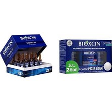 Quantum Serum 15X6 ml 1 Paketbioxcin Quantum Şampuan 3 x 300 ml – Yağlı Saçlar Için Sebum Dengeleyici ve Saç Dökülmesine Karşı Etkili Şampuan (3 Al 2 Öde Set)