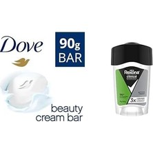 Beauty Cream Bar Katı Güzellik Sabunu Original Nemledirici Etkili, 90 G ve Rexona Clinical Protection Erkek Stick Deodorant Fresh Ter Kokusuna Karşı Koruma 45 ml