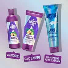 Aussie Sos Blonde & Hydrate Açık Renk Boyalı, Röfleli ve Gri Saçlar Için Saç Kremi 350ML (2 Paketi)