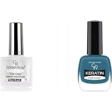 Gel Look Top Coat & Oje Seti