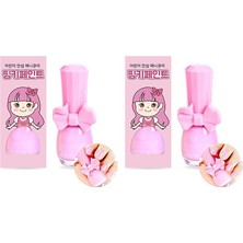 I'm Pinky Kids Nail Paint Strawberry Çocuklar Için Soyulabilir Oje (2 Paketi)
