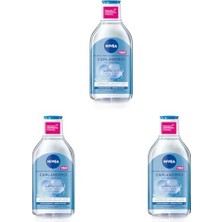 5in1 Canlandırıcı Micellar Makyaj Temizleme Suyu Normal Ciltler, 400 Ml, Yüz Temizleyici (3 Paketi)