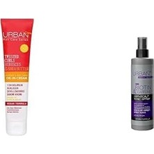 Twisted Curls Hibiscus & Shea Butter Kıvırcık ve Dalgalı Saçlara Özel Durulanmayan Bakım Kremi 175 Ml- Veganxurban Care Expert Biotin & Kafein Dökülme Karşıtı Saç Toniği 200 Ml- Vegan