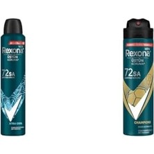 Men Erkek Sprey Deodorant Xtra 72 Saat Kesintisiz Üstün Koruma 200 Ml(1) Rexona Men Erkek Sprey Deodorant Champions 72 Saat Kesintisiz Üstün Koruma 150 Ml(2)