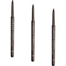 Lumene Longwear Eyebrow Definer Ultra Ince Uçlu Kalıcı Kaş Kalemi Ash Brown (3 Paketi)