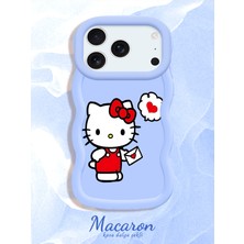 HONTINGA iPhone 17 Pro Max Uyumlu Kılıf Düşüme Önleyici Basitlik Anti Düşme Kamera Koruyucu Basit Mavi Yumuşak Silikon Couple Telefon Kılıfı Kedi Desen K9-0307