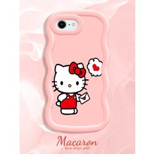 HONTINGA iPhone 6s Plus Uyumlu Kılıf Düşüme Önleyici Basitlik Anti Düşme Kamera Koruyucu Basit Pembe Yumuşak Silikon Couple Telefon Kılıfı Kedi Desen K9-0307