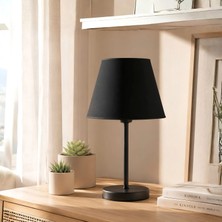 Homing Kumaş Başlık Siyah Gövde Abajur