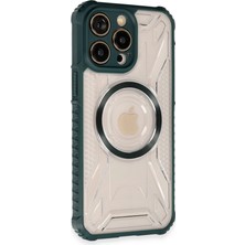 Eco Port Apple Iphone 13 Pro Kılıf Prag Magneticsafe Kapak - Koyu Yeşil