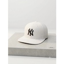 Özkurt Store Spor Ny Armalı Unisex Hip Hop Şapka Arkası Ayarlanabilir Cap Beyaz