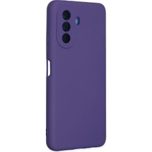 Eco Port Huawei Nova Y70 Kılıf Nano Içi Kadife Silikon - Mor