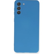 Eco Port Samsung Galaxy S21 Plus Kılıf Nano Içi Kadife Silikon - Mavi