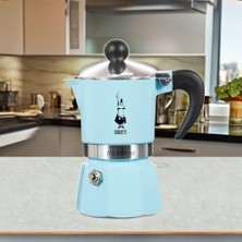 5041 Espresso Pişirici, Alüminyum, Açık Mavi, 1 Fincan