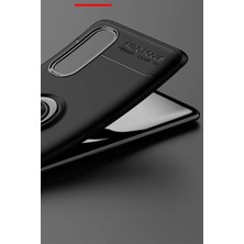 Eco Port Oppo Find X2 Kılıf Range Yüzüklü Silikon - Siyah-Gold