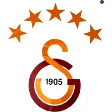 Piolent Galatasaray 5 Yıldız Arma Büyük Sticker 40X50CM Orijinal Lisanslı Ürün