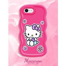 HONTINGA iPhone 6s Plus Uyumlu Kılıf Düşüme Önleyici Basitlik Anti Düşme Kamera Koruyucu Basit Kırmızı Yumuşak Silikon Couple Telefon Kılıfı Kedi Desen K9-0309