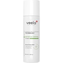 Veela Ac Control Cream – Akneli Ciltler Için Onarıcı Krem |%2 Salisilik Asit &%5 Niasinamid | Sivilce ve Leke Karşıtı Etkili Bakım