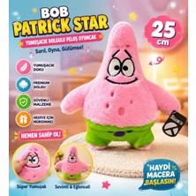 Aksoy Toys Bob Patrick Star Yumuşacık Dolgulu Uyku Arkadaşı Peluş Oyuncak 25 cm
