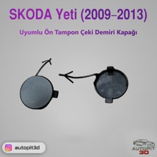 AutoPit 3D Skoda Yeti (2009–2013) Uyumlu Ön Tampon Çeki Demiri Kapağı