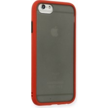 Eco Port Apple Iphone 6 Kılıf Montreal Silikon Kapak - Kırmızı