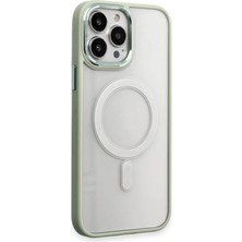 Eco Port Apple Iphone 15 Pro Max Kılıf Room Magneticsafe Silikon - Su Yeşili