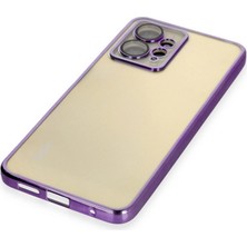 Eco Port Xiaomi Redmi Note 12 4g Kılıf Razer Lensli Silikon - Mor