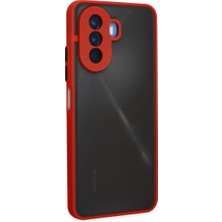 Eco Port Huawei Nova Y70 Kılıf Montreal Silikon Kapak - Kırmızı