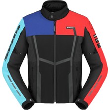 Spidi Spıdı Motojoy Tekstil Ceket Siyah Mavi Kırmızı