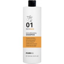 PURING 01 Richness Kuru Yıpranmış Saçlar Için Avokado ve Ipek Proteinli Besleyici Onarıcı Şampuan 1000ML