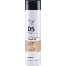 PURING 05 Hydrargan Normal ve Kuru Saçlar Için Argan Yağı ve Keten Tohumu Yağlı Nemlendirici Şampuan 300ML