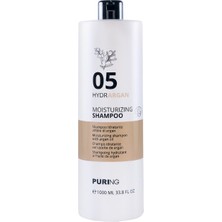 PURING 05 Hydrargan Normal ve Kuru Saçlar Için Argan Yağı ve Keten Tohumu Yağlı Nemlendirici Şampuan 1000ML
