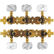 Valencia VCMH0150GD Klasik Gitar Burgusu 3+3 2. Gold Sarı