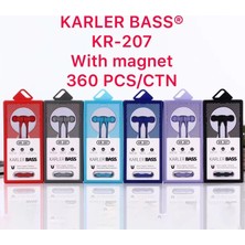 Eco Port KR-207 Mıknatıslı Kablolu Kulaklık - Kırmızı