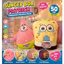 Aksoy Toys Bob Patrick Star&sünger Bob Yumuşacık Dolgulu Uyku Arkadaşı 50 cm Peluş