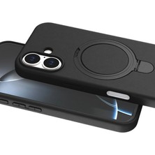 Eco Port Apple Iphone 17 Regal Magsafe Standlı Kapak - Siyah