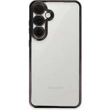 Eco Port Samsung Galaxy S24 Fe Kılıf Razer Lensli Silikon - Siyah