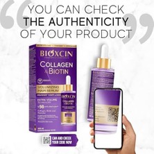 Collagen & Biotin Saç Serumu 100 ml – Saç Dökülmesine Karşı, Hacimlendirici, Hidrolize Kolajen, Biotin ve Biocomplex B11 Içerikli
