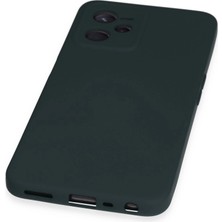 Eco Port Realme C35 Kılıf Nano Içi Kadife Silikon - Koyu Yeşil