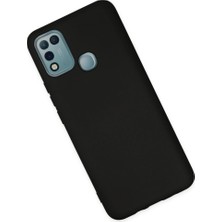 Eco Port Infinix Hot 10 Play Kılıf Nano Içi Kadife Silikon - Siyah