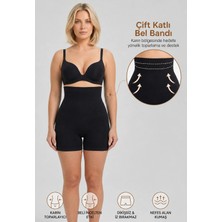 Formactive Kadın Mini Dikişsiz Boxer Korse Kalça ve Bel Sıkılaştırıcı - Yüksek Bel & Toparlayıcı İç Giyim 1055
