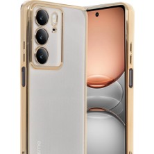 Eco Port Realme C75 4g Kılıf Razer Lensli Silikon - Gold