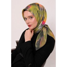 Lesscarves Pamuk Ipek Eşarp Batik Desenli LS2204